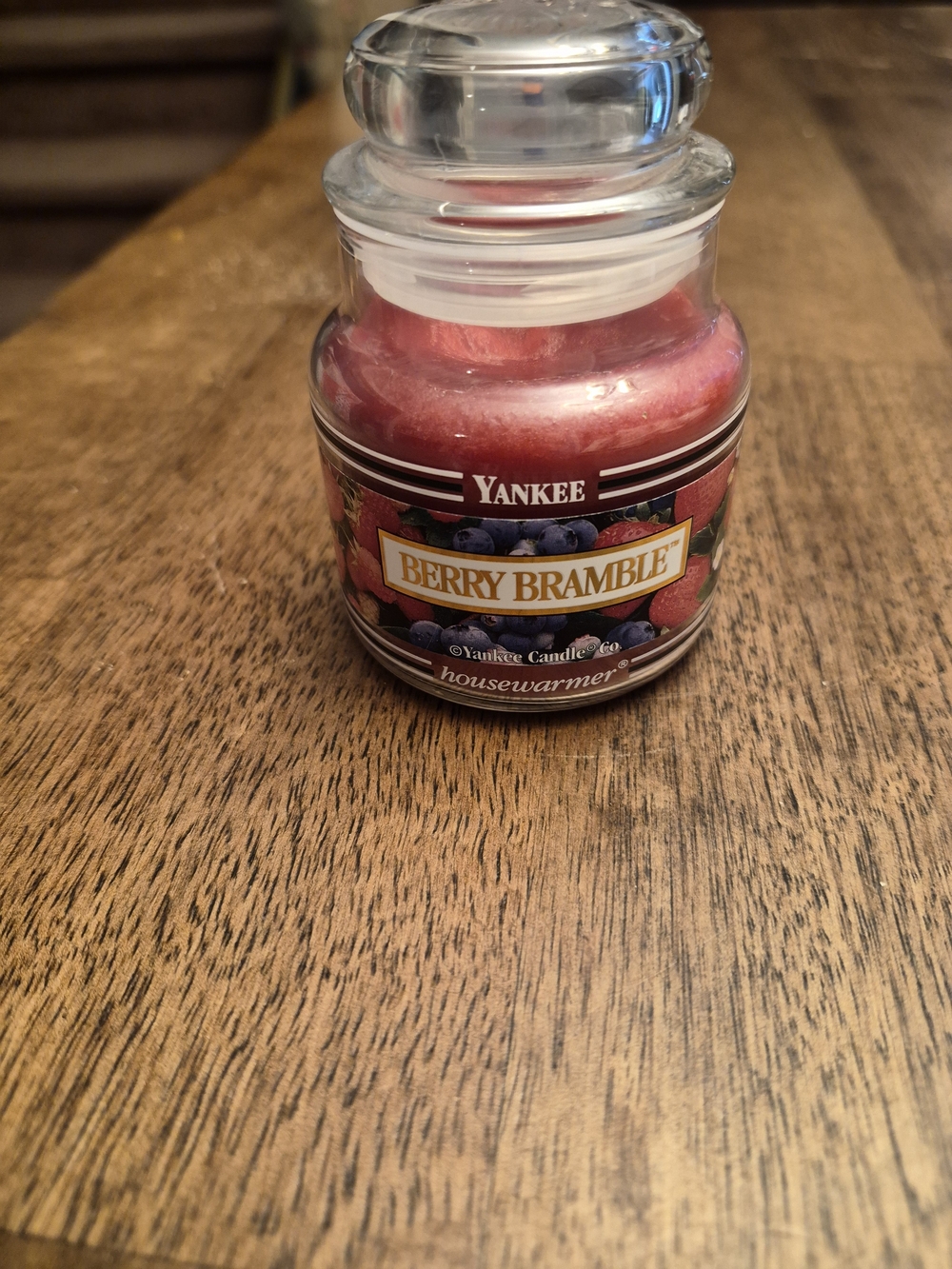 Yankee Candle Berry Bramble Jar Candle - Red
